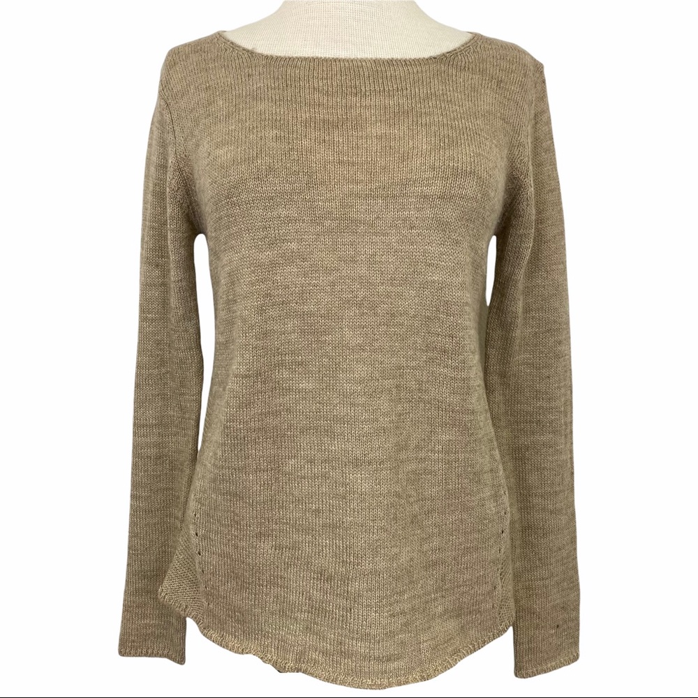 ALTAR’D STATE Wool & Alpaca Blend Sweater in Tan